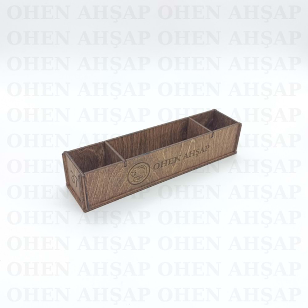 AHŞAP 2 BÖLMELİ PEÇETELİKLİ MENAJ TAKIMI MODEL 1