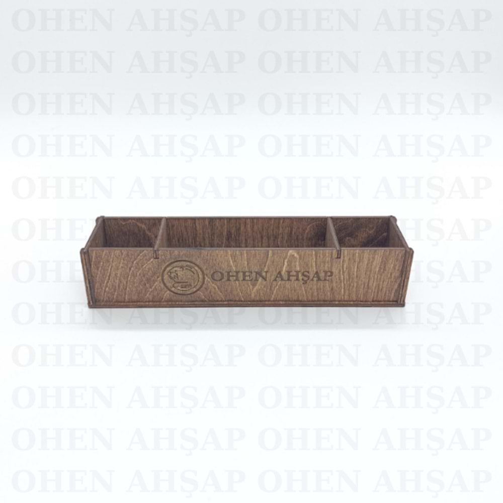 AHŞAP 2 BÖLMELİ PEÇETELİKLİ MENAJ TAKIMI MODEL 1
