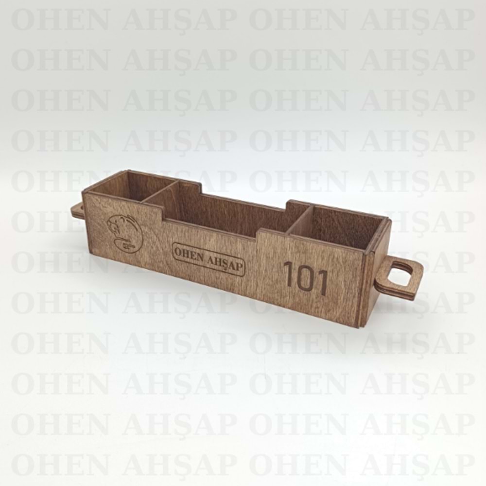 AHŞAP 2 BÖLMELİ PEÇETELİKLİ MENAJ TAKIMI MODEL 2