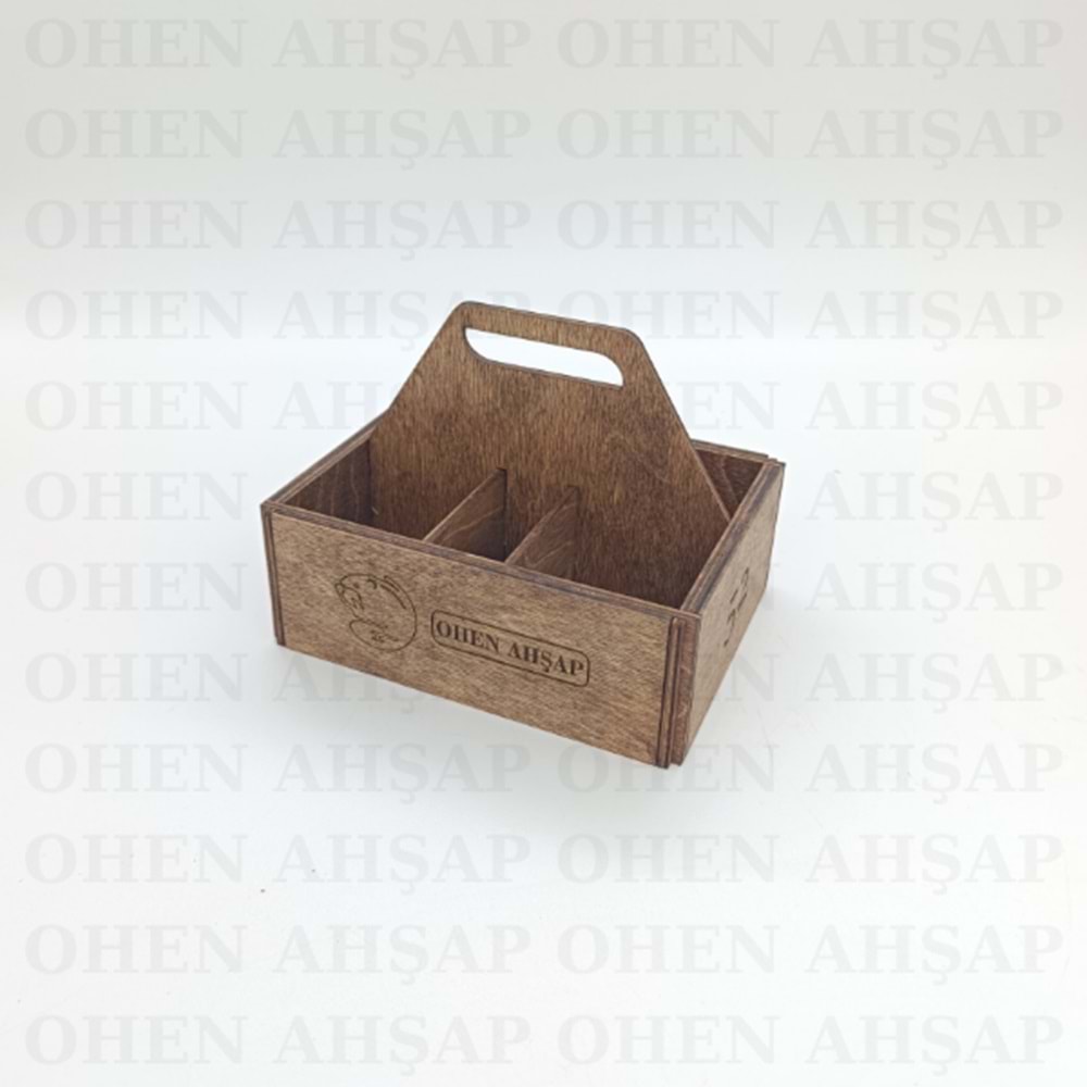 AHŞAP 3 BÖLMELİ PEÇETELİKLİ MENAJ TAKIMI MODEL 2