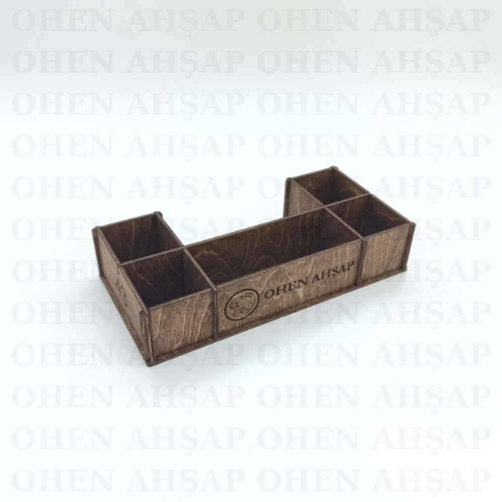 AHŞAP 4 BÖLMELİ PEÇETELİKLİ MENAJ TAKIMI MODEL 1