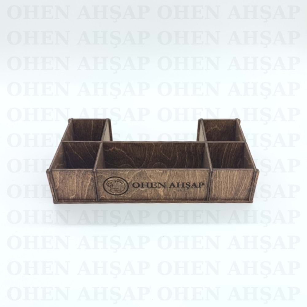 AHŞAP 4 BÖLMELİ PEÇETELİKLİ MENAJ TAKIMI MODEL 1