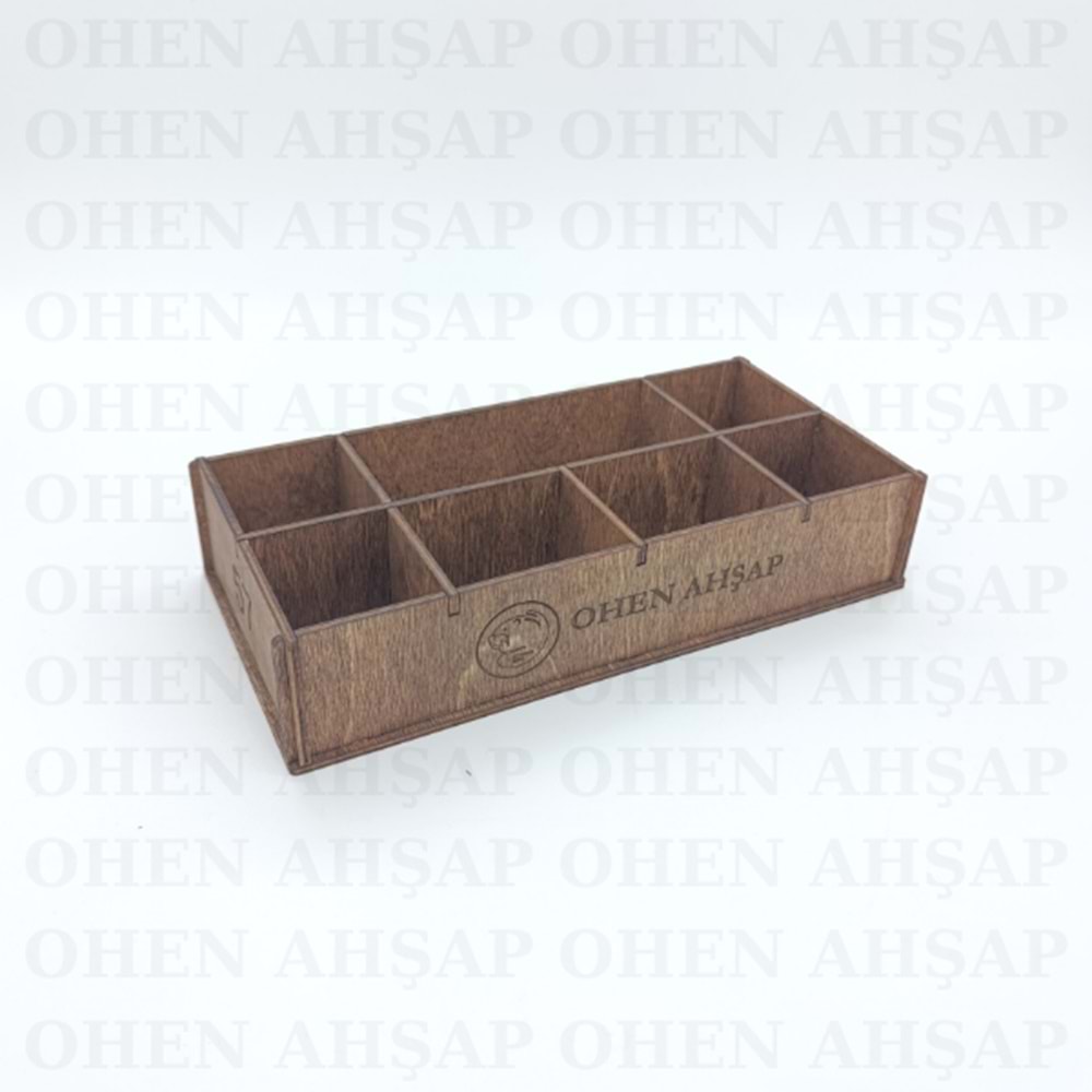 AHŞAP 6 BÖLMELİ PEÇETELİKLİ MENAJ TAKIMI MODEL 1