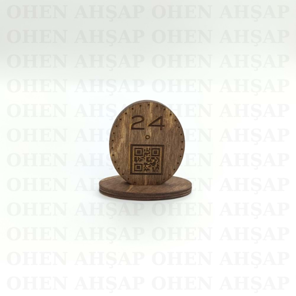 AHŞAP MASA NUMARASI MODELLERİ 1