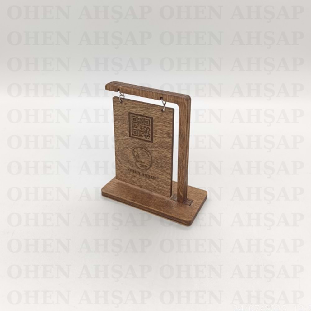 AHŞAP MASA NUMARASI MODELLERİ 8