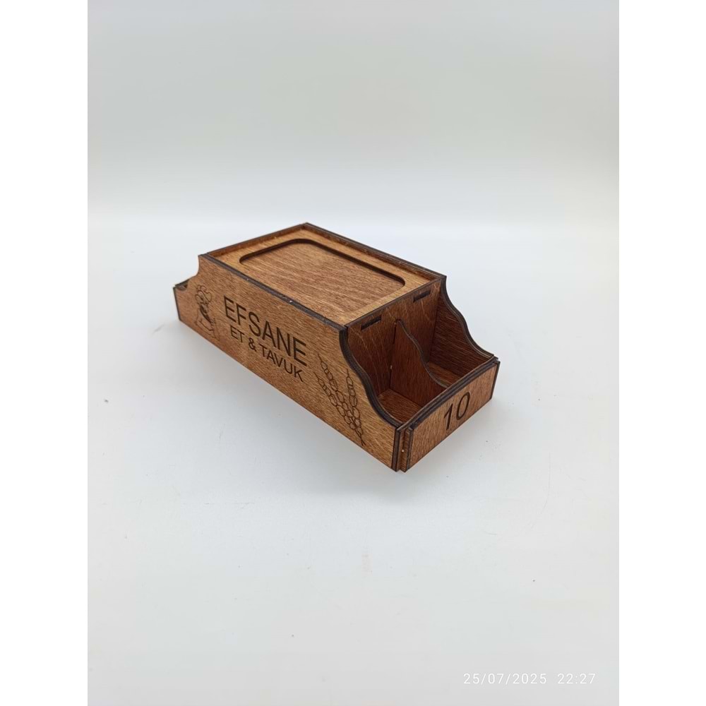 AHŞAP DİSPENSER PEÇETELİKLİ 4 BÖLMELİ MENAJ TAKIMI REFERANS 10