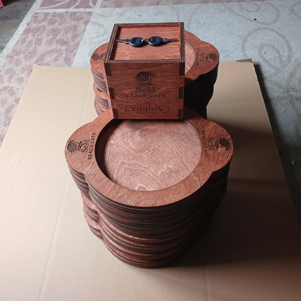 AHŞAP ÖZEL TASARIM TAVA SUNUM TEPSİSİ REFERANS 24