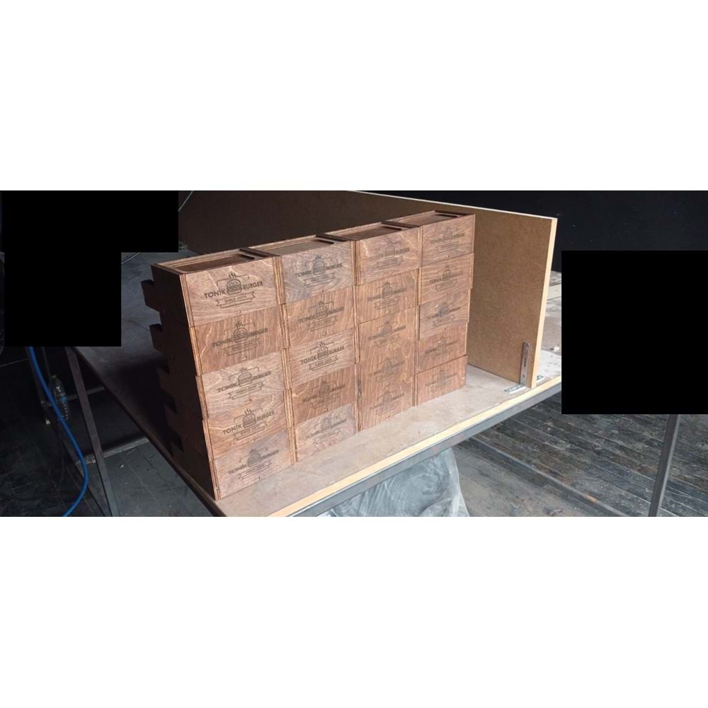 AHŞAP DİSPENSER PEÇETELİKLİ 3 BÖLMELİ MENAJ TAKIMI REFERANS 4