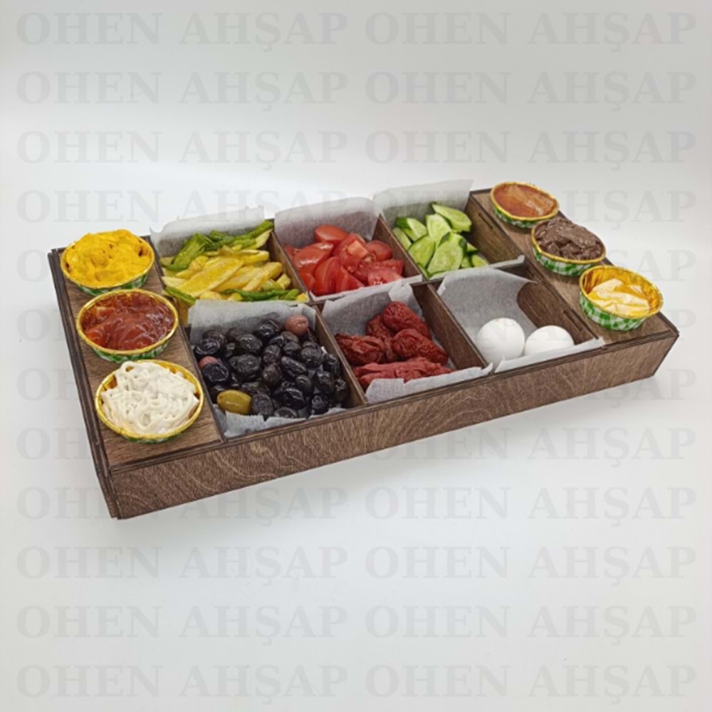 AHŞAP TATLI VE KAHVALTI KASASI MODEL 2