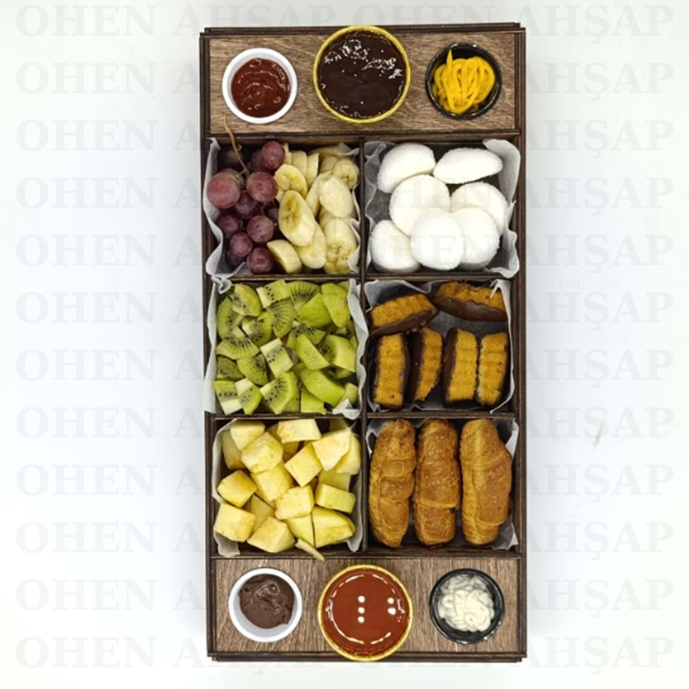 AHŞAP TATLI VE KAHVALTI KASASI MODEL 2