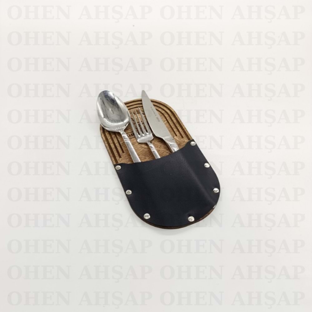 AHŞAP ÇATAL KAŞIK BIÇAK SERVİS MODEL 2