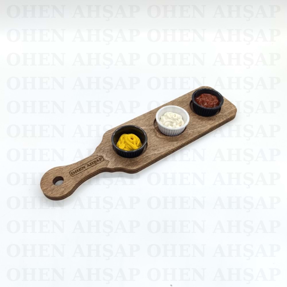 AHŞAP ÇAY KAHVE SOS KURUYEMİŞ SUNUMLUK MODEL 1
