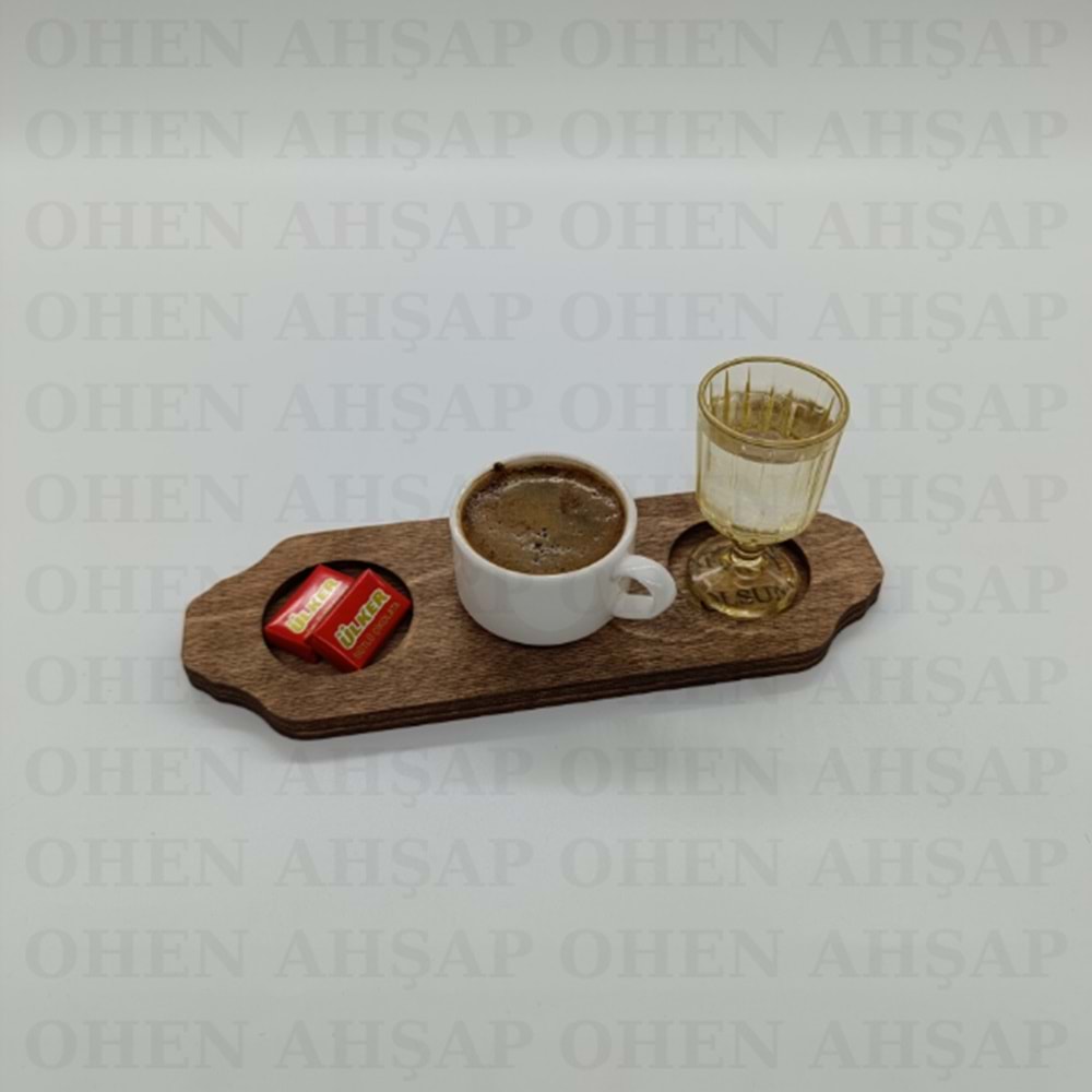 AHŞAP ÇAY KAHVE SOS KURUYEMİŞ SUNUMLUK MODEL 2