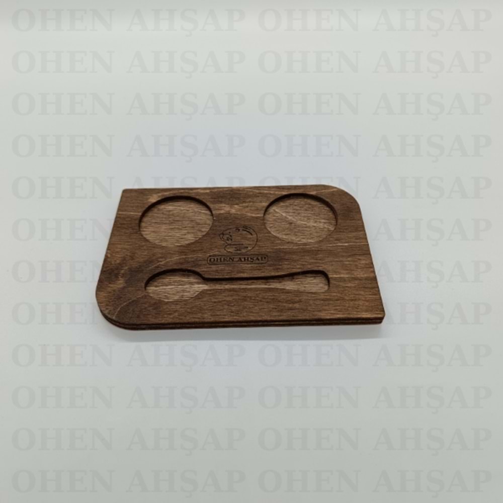 AHŞAP ÇAY KAHVE SOS KURUYEMİŞ SUNUMLUK MODEL 3