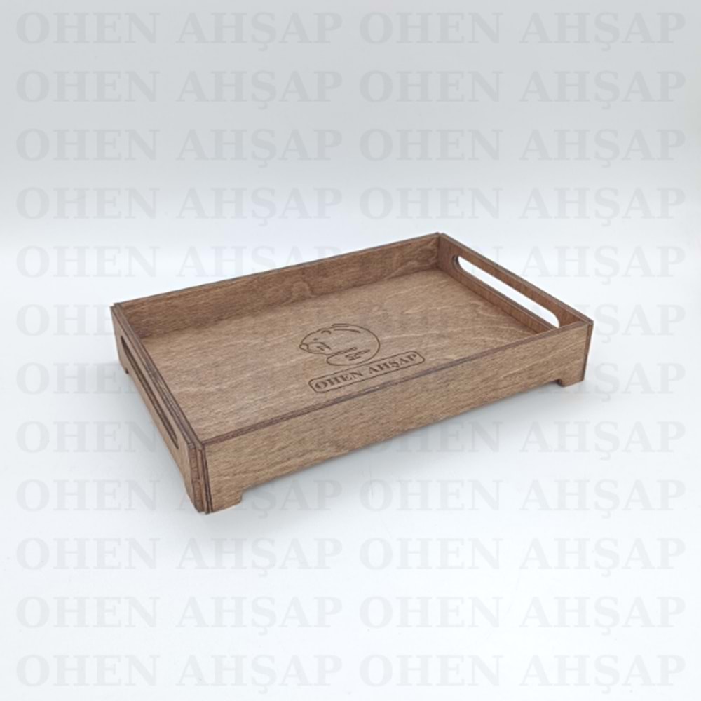 AHŞAP ÇAY KAHVE TEPSİSİ MODEL 1
