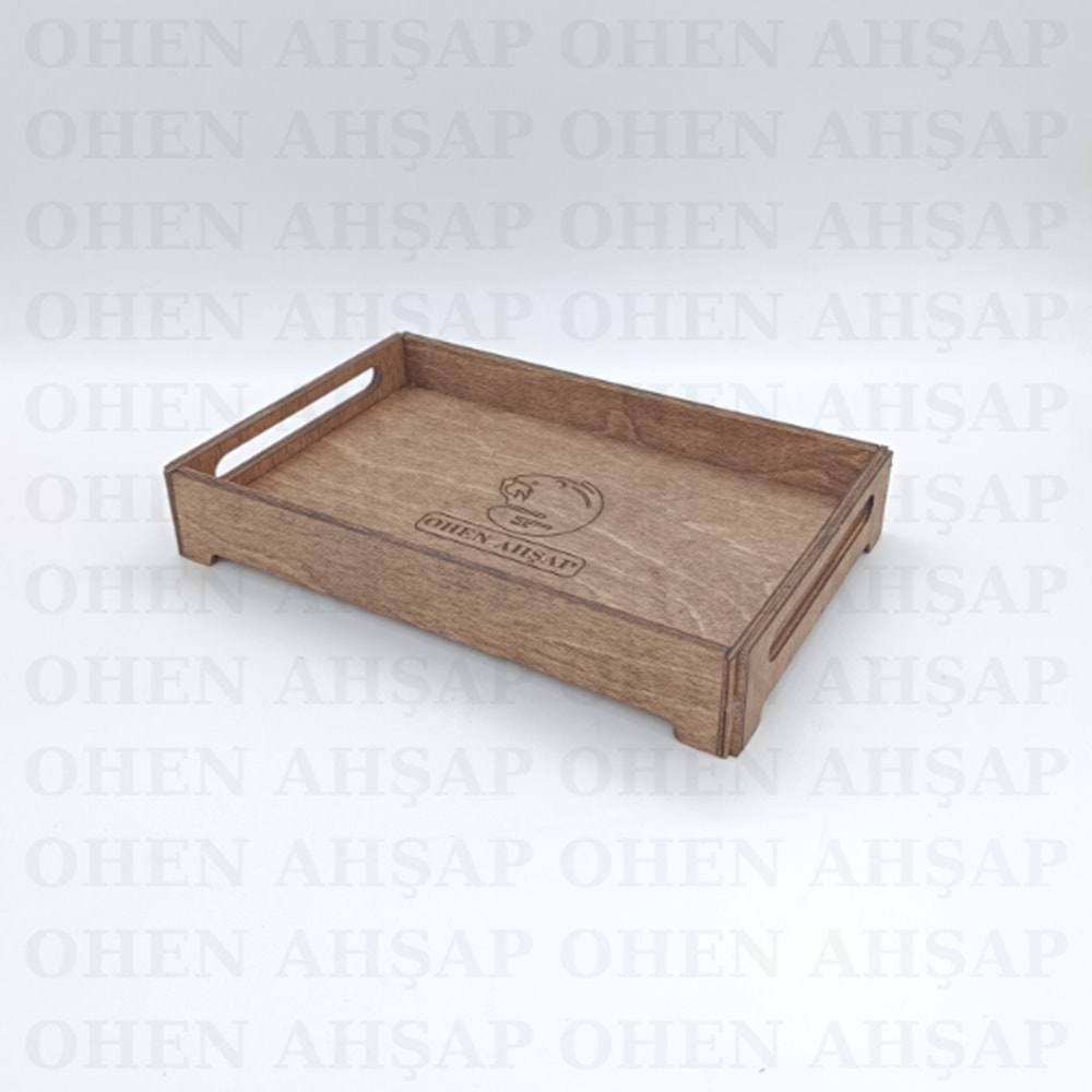 AHŞAP ÇAY KAHVE TEPSİSİ MODEL 1