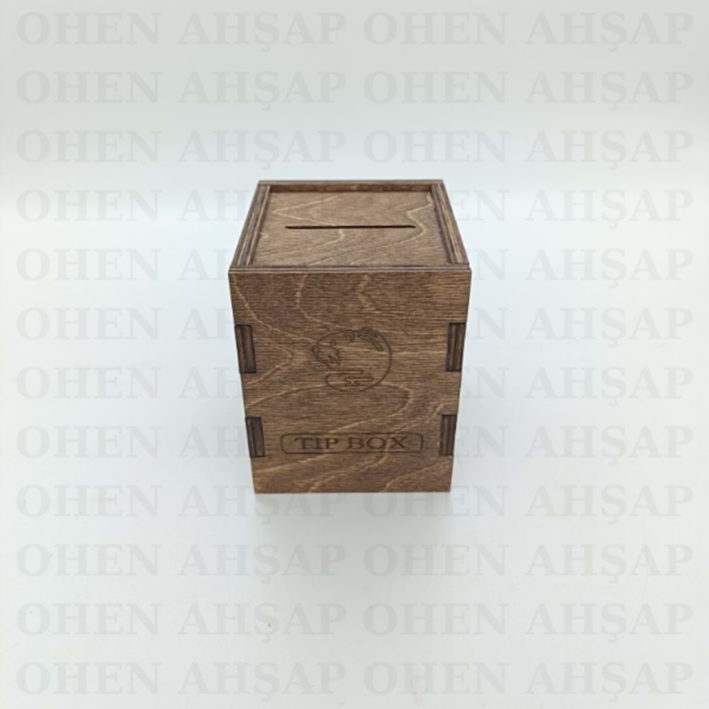 AHŞAP TIPBOX BAHŞİŞ KUTUSU MODEL 3