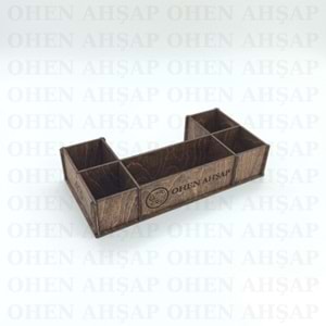 AHŞAP 4 BÖLMELİ PEÇETELİKLİ MENAJ TAKIMI MODEL 1