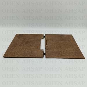 AHŞAP DERİ MENTEŞELİ MENÜ KABI MODELİ 1 A4 EBATLI