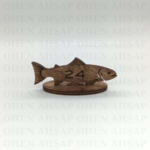 AHŞAP MASA NUMARASI MODELLERİ 3