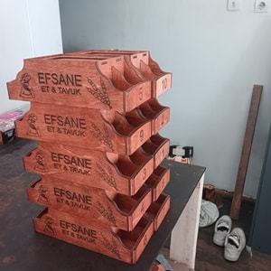 AHŞAP DİSPENSER PEÇETELİKLİ 4 BÖLMELİ MENAJ TAKIMI REFERANS 10