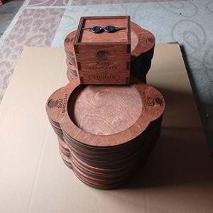 AHŞAP ÖZEL TASARIM TAVA SUNUM TEPSİSİ REFERANS 24