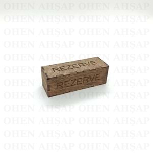 AHŞAP MASAÜSTÜ REZERVE VİP YAZI MODELİ 1
