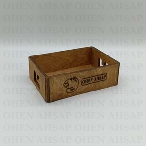AHŞAP EKMEK GEVREK SİMİT KUTU MODEL 1
