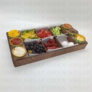 AHŞAP TATLI VE KAHVALTI KASASI MODEL 2
