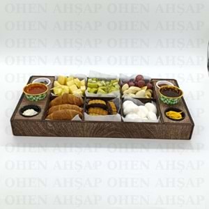 AHŞAP TATLI VE KAHVALTI KASASI MODEL 2