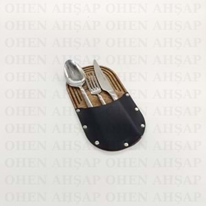 AHŞAP ÇATAL KAŞIK BIÇAK SERVİS MODEL 2