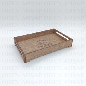 AHŞAP ÇAY KAHVE TEPSİSİ MODEL 1