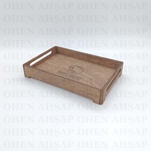 AHŞAP ÇAY KAHVE TEPSİSİ MODEL 1