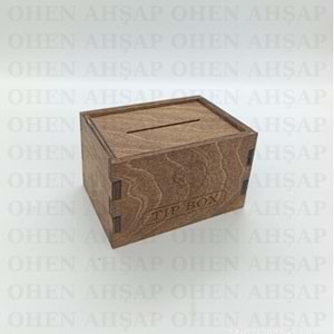 AHŞAP BAHŞİŞ KUTUSU MODEL 2 TIPBOX
