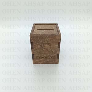 AHŞAP TIPBOX BAHŞİŞ KUTUSU MODEL 3