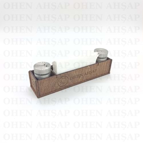AHŞAP 2 BÖLMELİ PEÇETELİKLİ MENAJ TAKIMI MODEL 1