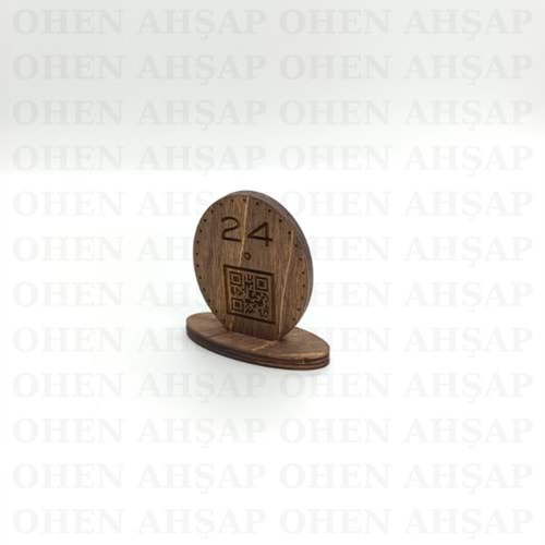 AHŞAP MASA NUMARASI MODELLERİ 1