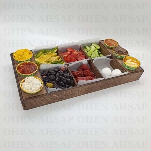 AHŞAP TATLI VE KAHVALTI KASASI MODEL 2