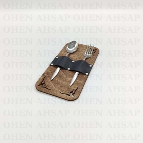 AHŞAP ÇATAL KAŞIK BIÇAK SERVİS MODEL 1