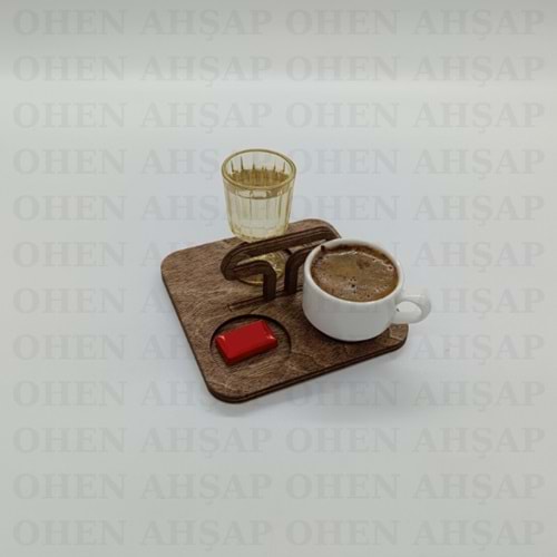 AHŞAP ÇAY KAHVE SOS KURUYEMİŞ SUNUMLUK MODEL 4