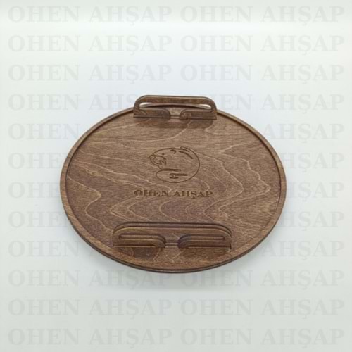 AHŞAP ÇAY KAHVE SUNUM TEPSİSİ MODEL 2