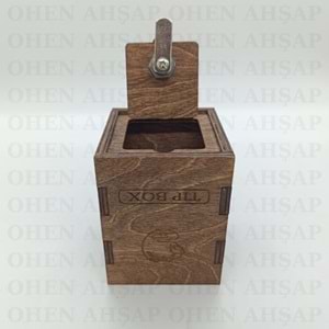 AHŞAP TIPBOX BAHŞİŞ KUTUSU MODEL 3